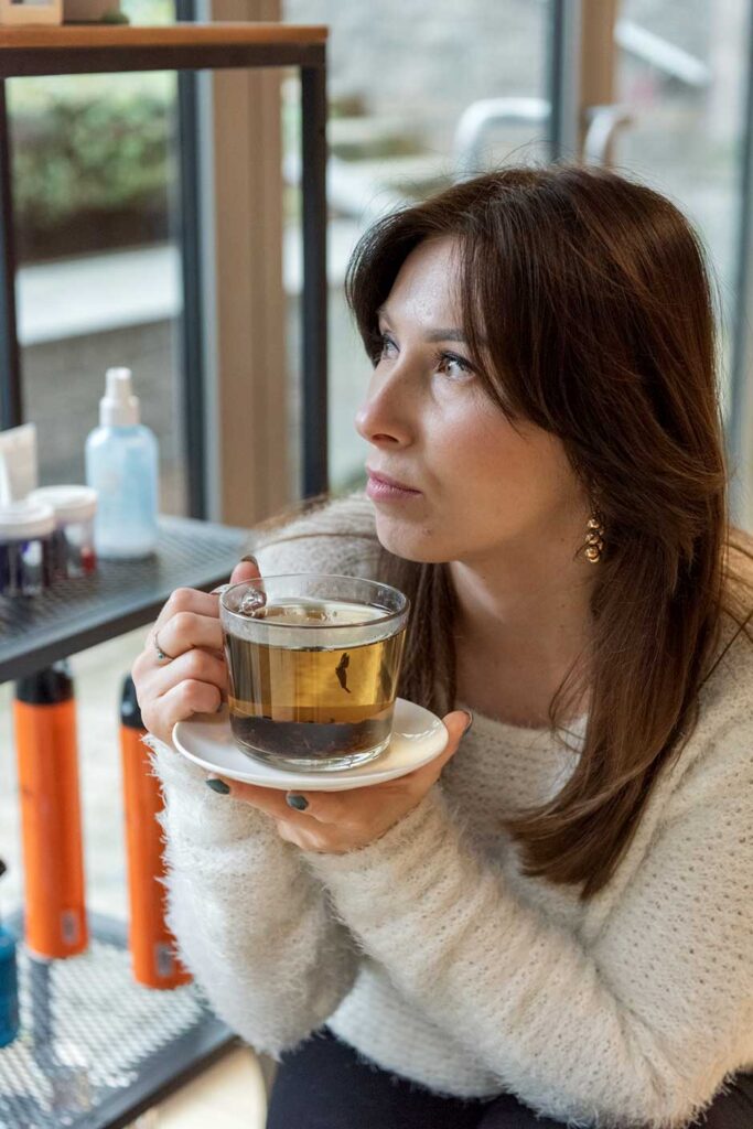 Relaks przy herbacie